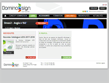 Tablet Screenshot of dominosign.net